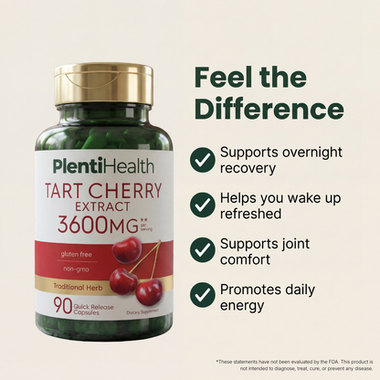 PlentiHealth Tart Cherry Extract 3600mg