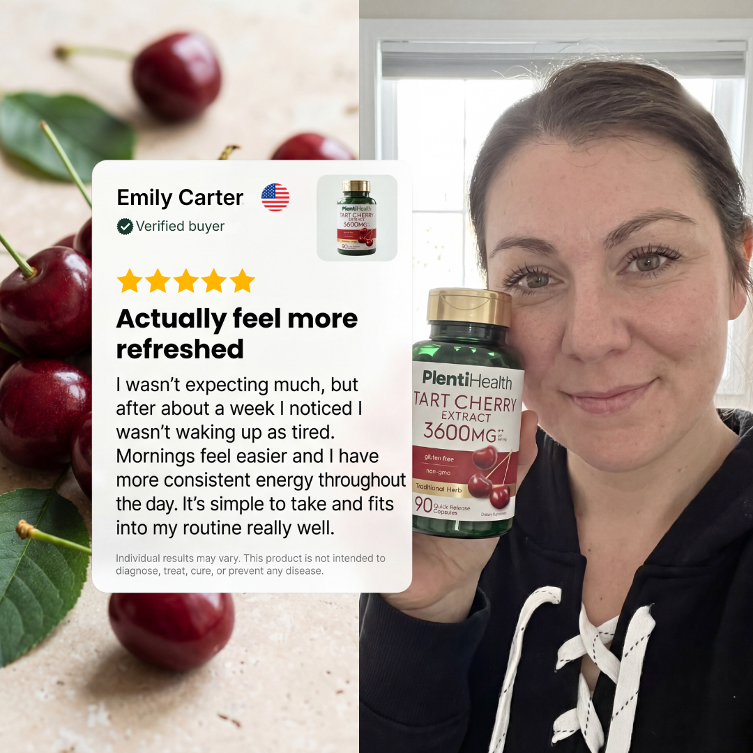 PlentiHealth Tart Cherry Extract 3600mg
